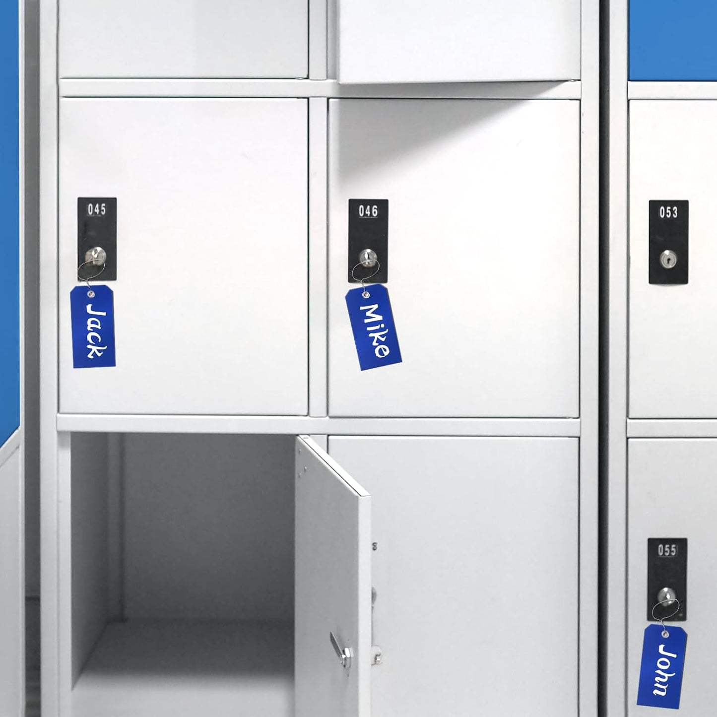 1000 Pieces Plastic Shipping Tags with Wire Labeling Tags Waterproof Hang Tags with Reinforcement Hole Writable Luggage tag Loops for Equipment Inventory Parts Garage (Colorful, 4 3/4" x 2 3/8")