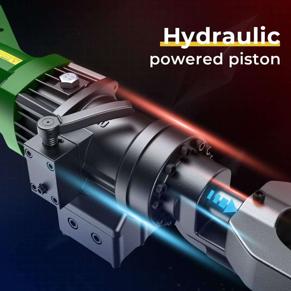 Anbull 900W Electric Rebar Bender,Hydraulic Rebar Bending Maching Bending up to 5/8 Inch #5 16mm Rebar, Bending Angle 0-130 Degrees, Rebar Bending Machine with Positioning Bolt