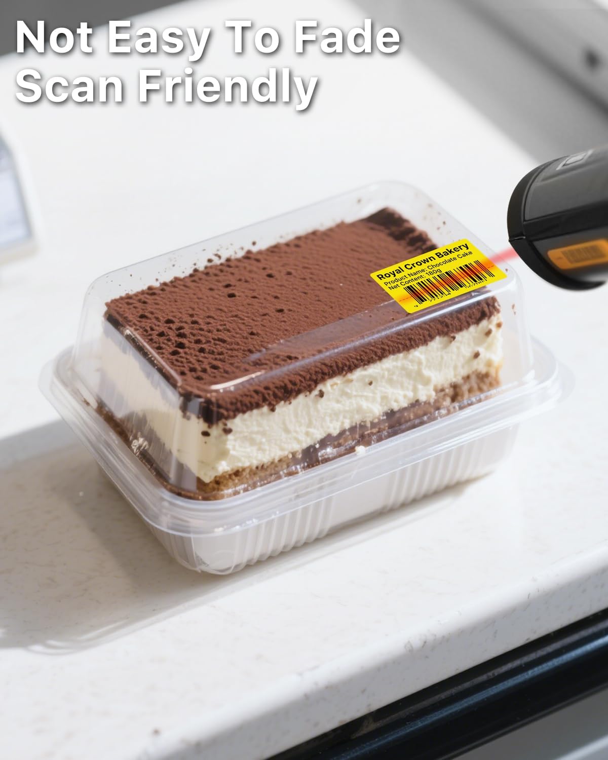 iEager 2.25x1.25 Inch Thermal Labels, Yellow Durable Thermal Printer Stickers, Self-Adhesive Rectangle Shipping Label Printer Sticker for Barcode, Name, Address, 1000 Labels/Roll