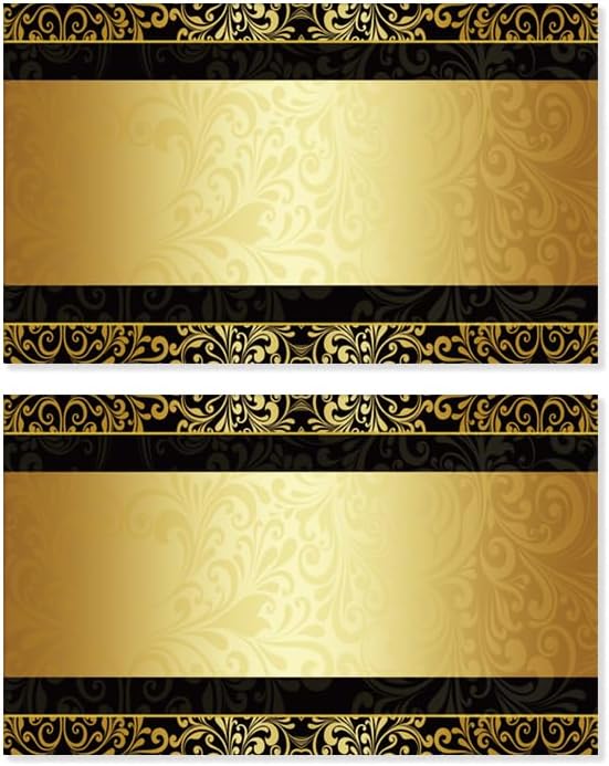 100pcs custom business cards thank you cards with logo picture 300gsm coated paper laminate two-sided printed (style 8)