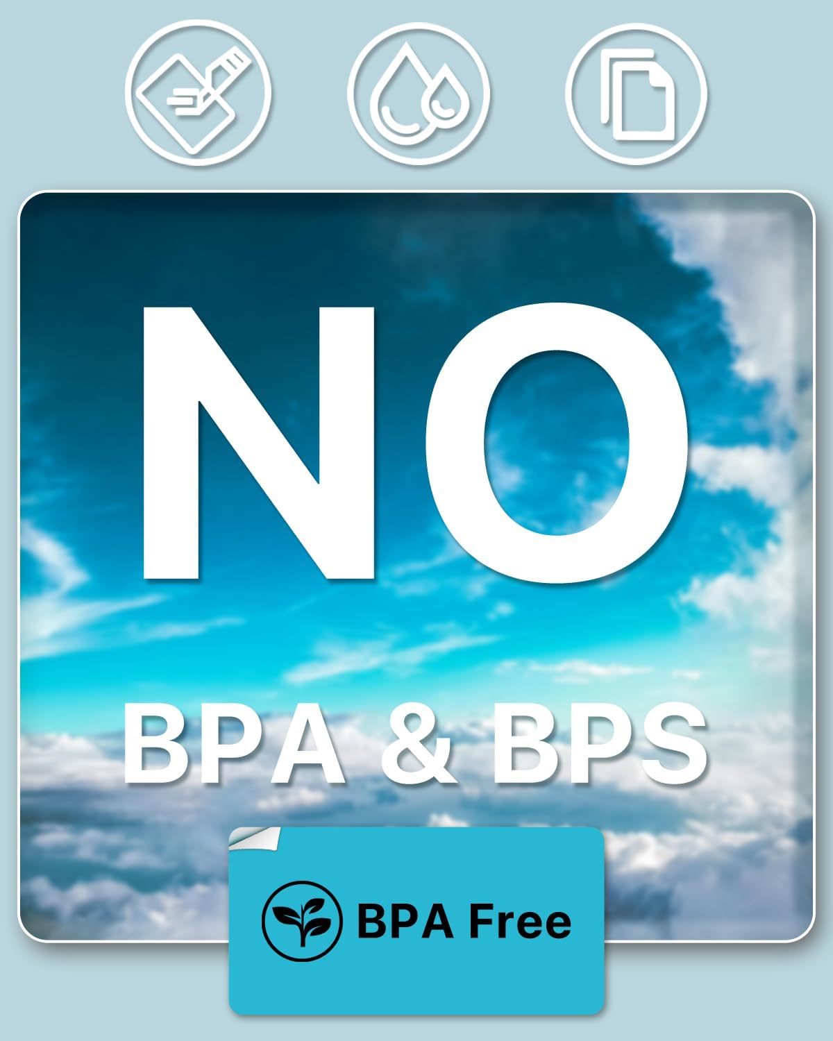 2×1 Inch Thermal Labels Sticker Self-Adhesive Label Paper Blue Direct Thermal Printer Stickers with Perforation Line 1000 Sheets/Roll