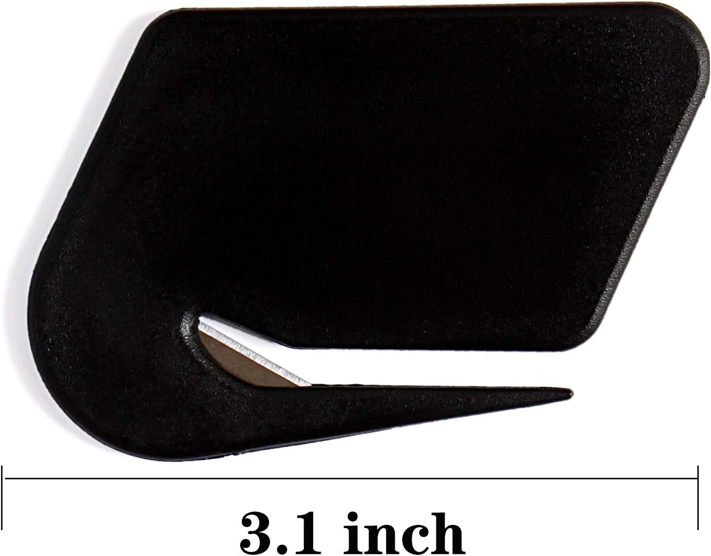 Magnetic Letter Openers Envelope,3 Pack,Envelope Opener Slitter,Mail Openers Blade with Magnet,Letter Opener for Women,Envelope Cutter (Black)