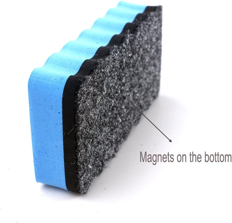 4 Pack Magnetic White Board Eraser for Home, School and Office - 4 X 2.3 X 0.8 Inch