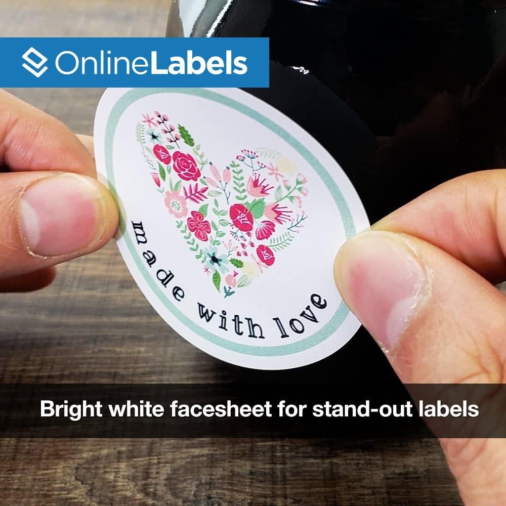 2.5 Inch Round Labels - Pack of 300 Circle Stickers, 25 Sheets - Inkjet/Laser Printer - Online Labels