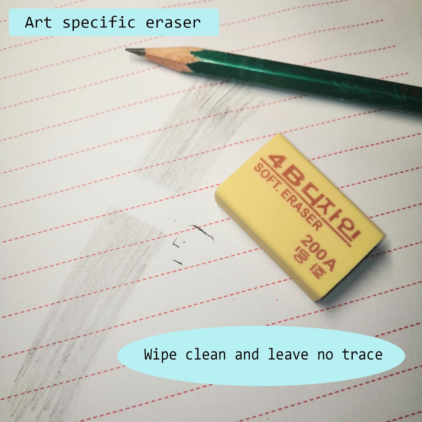 4B Erasers 15 Pack Pencil Erasers Yellow Erasers for Kids Bulk for Students School Supplies Office Prize Gifts (Yellow)