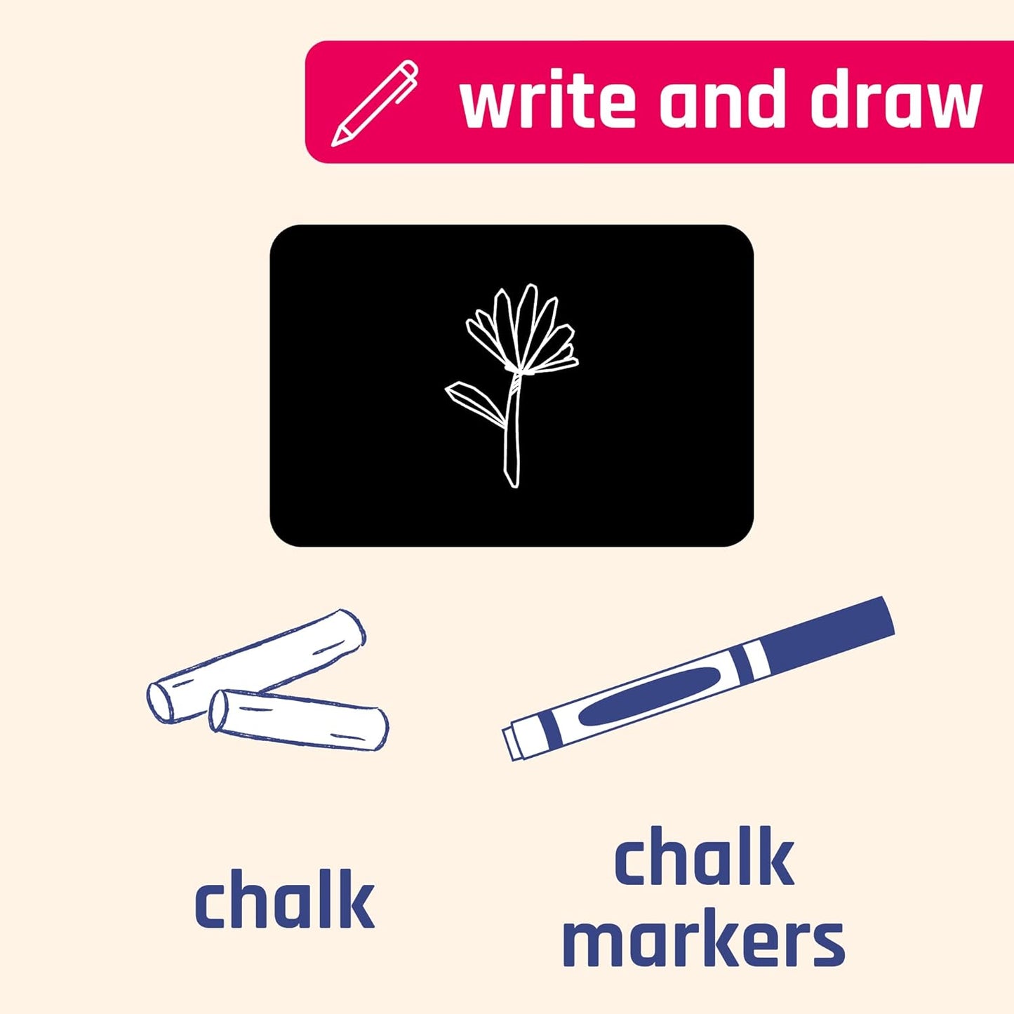 200-Pack, Chalkboard Labels Stickers, Erasable and Reusable - Rectangle, 6" x 4"