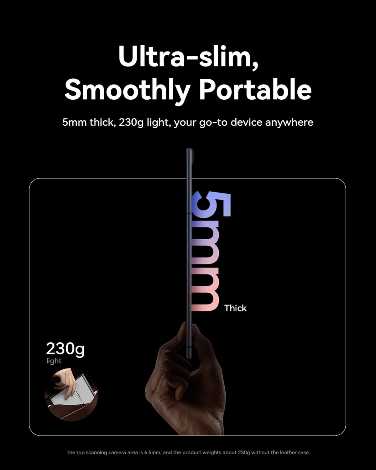 AINOTE Air 2 Bundle with Black Folio – 8.2'' Digital Writing Tablet with Pen, Smart Voice-to-Text Notes, Multilingual Transcription, ChatGPT Integration