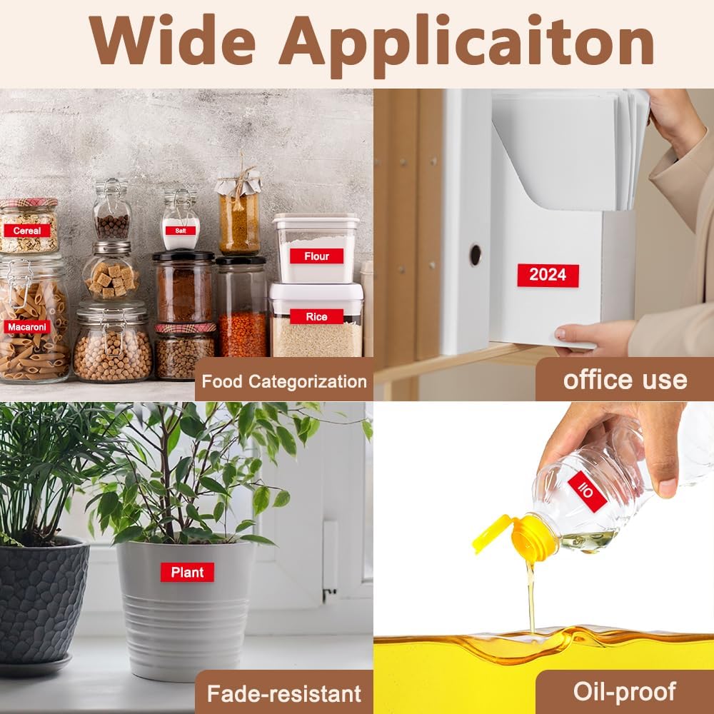 Hehua Tze Tz Tape 12mm 0.47 Laminated Red Compatible for Brother P-Touch TZe-435 TZe435 TZ-435 TZ435 Tape for Ptouch PT D210 D200 D220 D610, 1/2'' x 26.2ft White on Red, 3 Pack