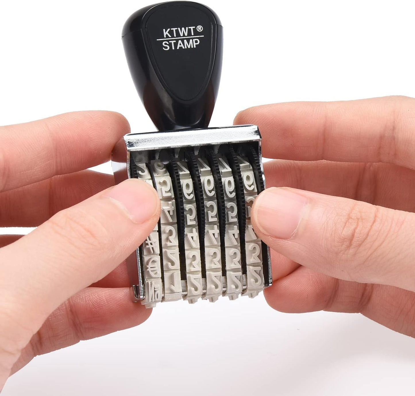 6 Digits Rubber Number Stamp, Date Stamp, Office Stamp, Rotating Stamp, Office Business Stamps