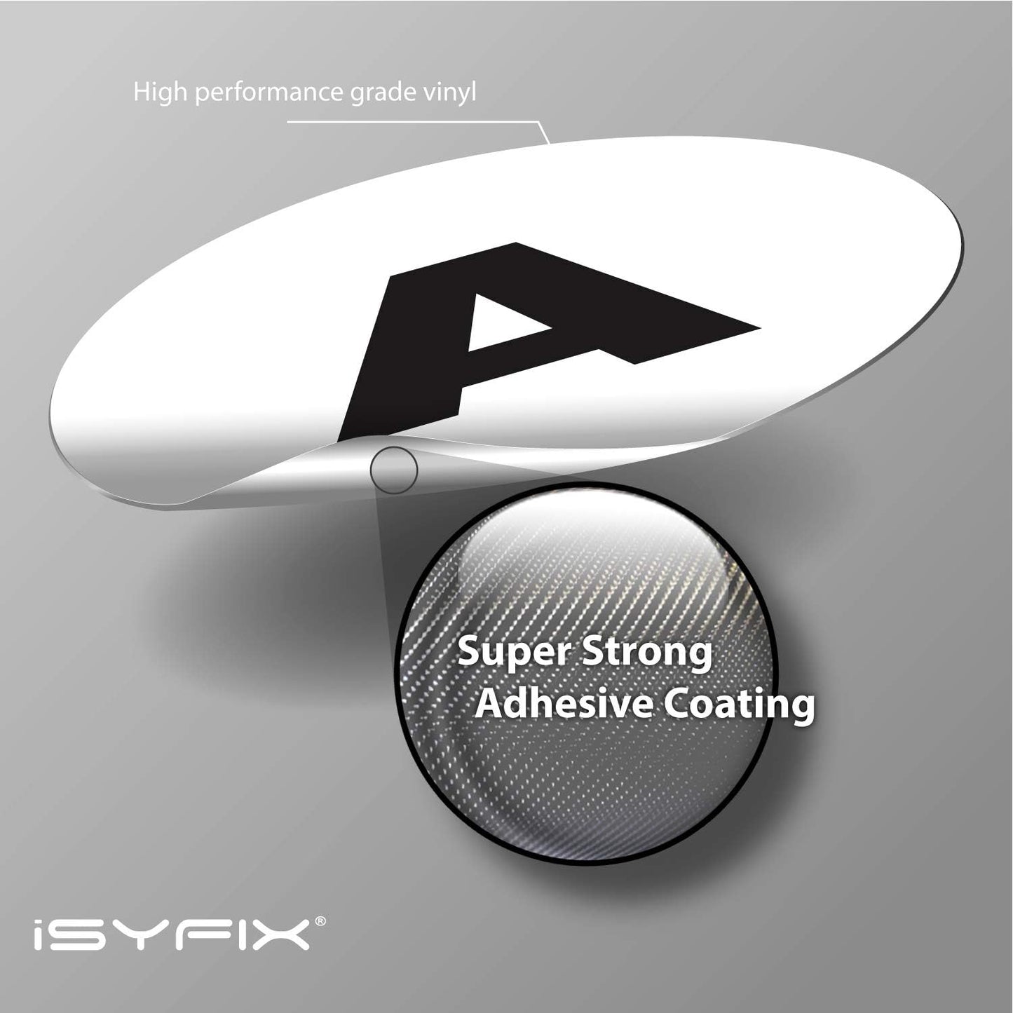 iSYFIX Multicolor Vinyl Letters Stickers - 4 inch Self-Adhesive, A to Z, 4 of Each Letter - Decal for Indoor & Outdoor, for Inventory, Storage, Organizing, Alphabet for Box, Toolbox, Locker & More