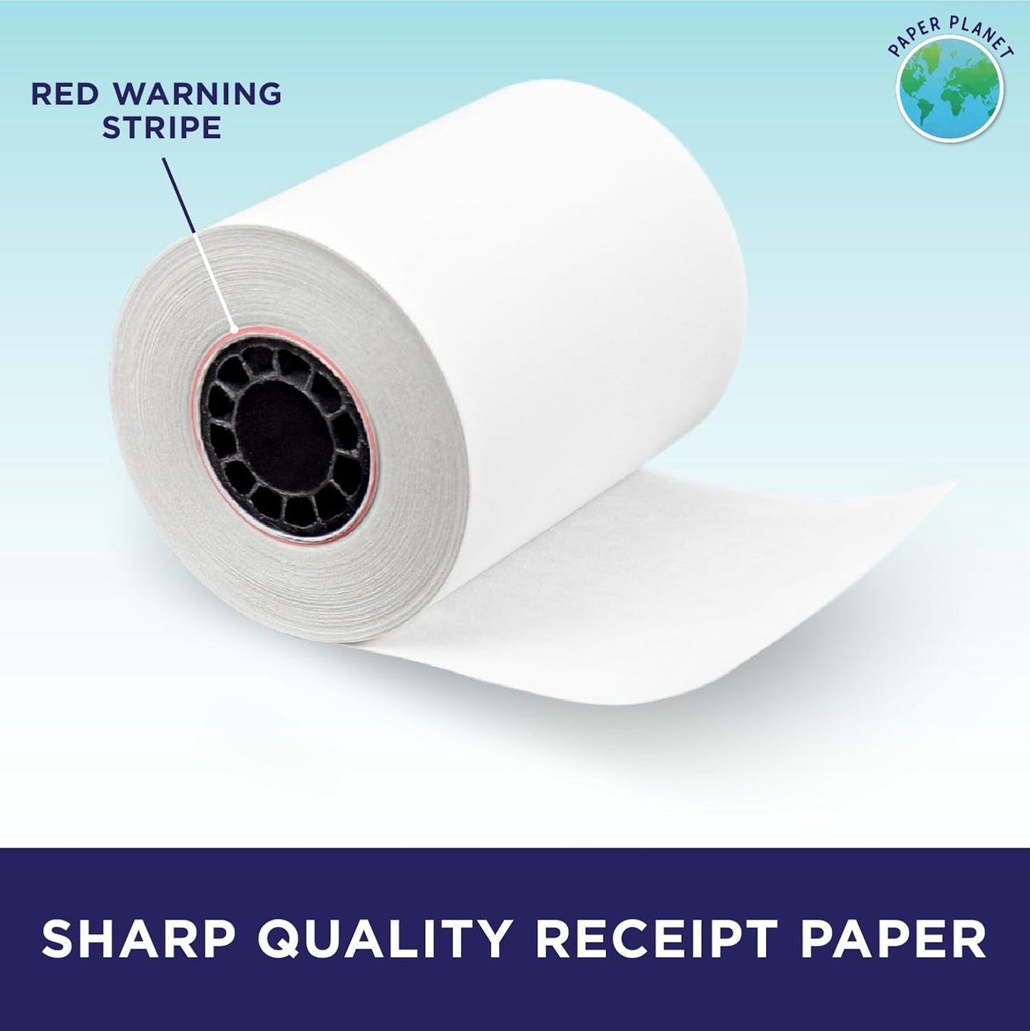 Adding Machine Bond Paper Rolls for Finance and Tax Professionals by Paper Planet | Printing Calculator Rolls Compatible with Select Canon, Casio, Sharp, and Victor Adding Machines | 12 Rolls