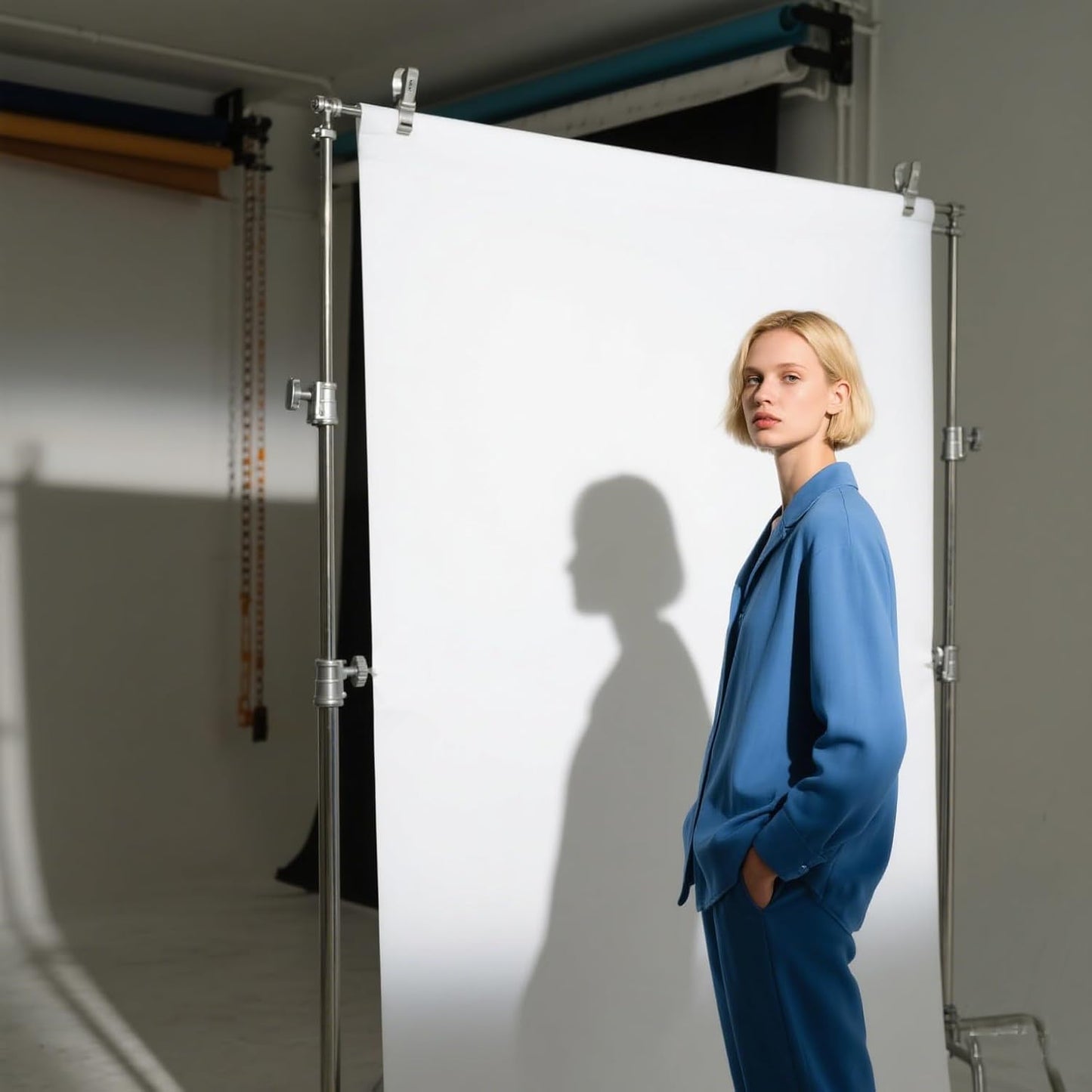 5X7ft Photo Backdrop White Backdrop for Photoshoot, Non-Reflective Soft White Backdrop for Home Studio, Baby Photography, YouTube Content & Live Streaming（only 1x Background）