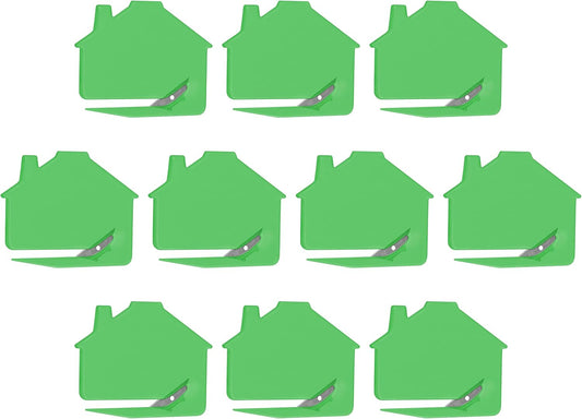 House Letter Openers Set of 10, Bulk Pack - Perfect for Home or Office - TGreen