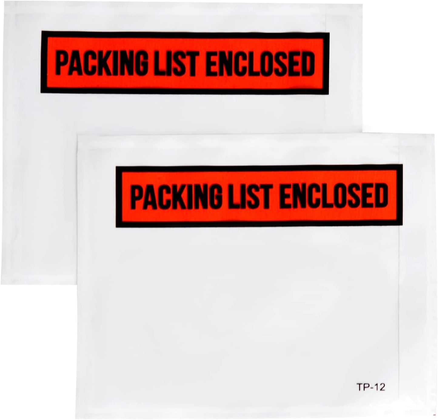 1000 PCS 4.5"x 5.5" Clear Self-Adhesive Packing List Envelopes - Shipping/Mailing Pouch Enclosed Bags for Packing Slips Invoice