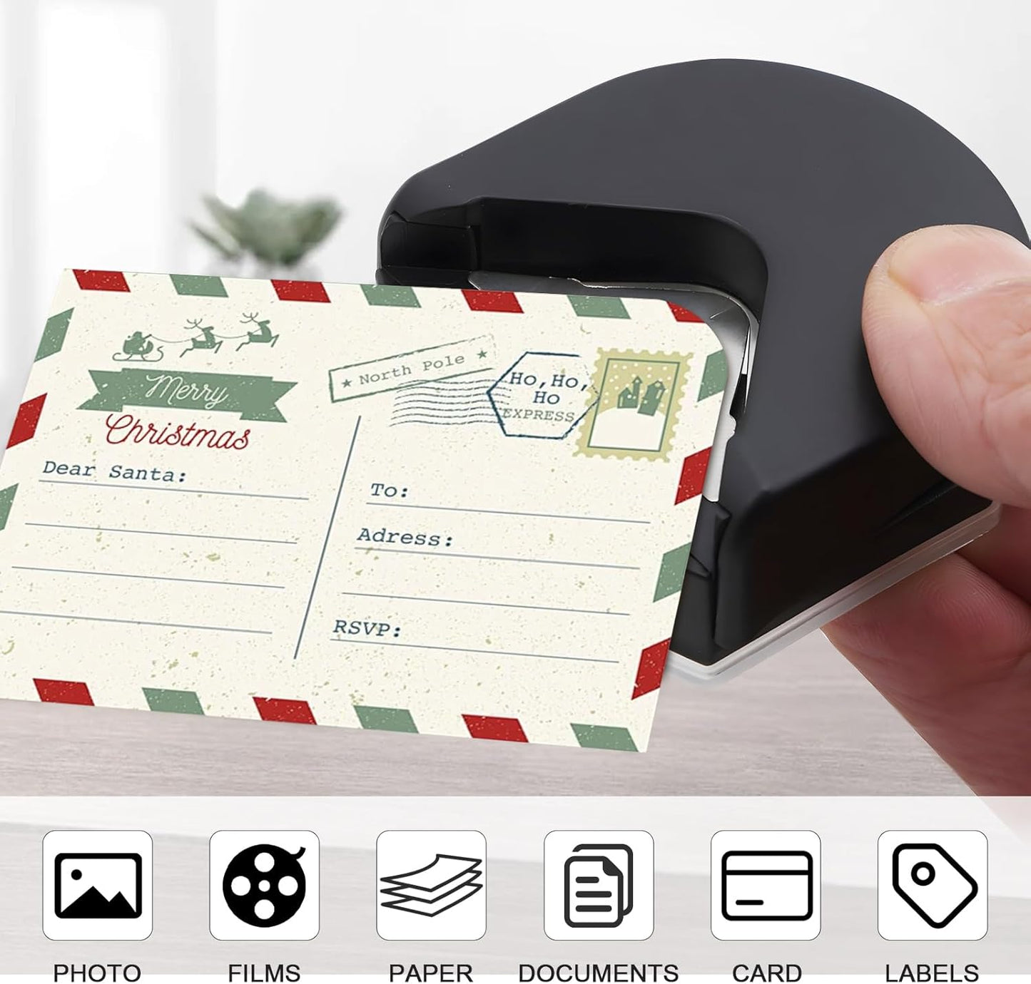 Paper Cutter, 12" Titanium Blade Guillotine Paper Cutter with Corner Rounder, Heavy Duty Guillotine, Paper Trimmer with Safety Guard, Paper Cutter Slicer for Cardboard,Vinyl,Crafts&Photos (Blue)