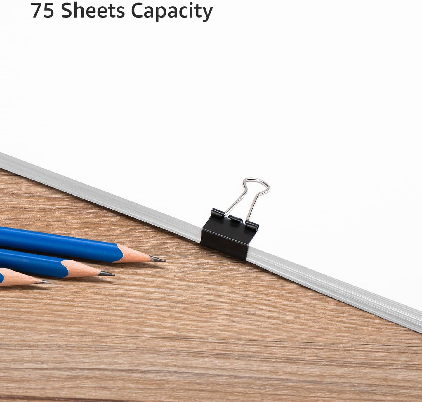 Amazon Basics Sturdy Binder Clips for Office Use, 144 Count (12 Pack of 12), Small, 0.75 in, Black