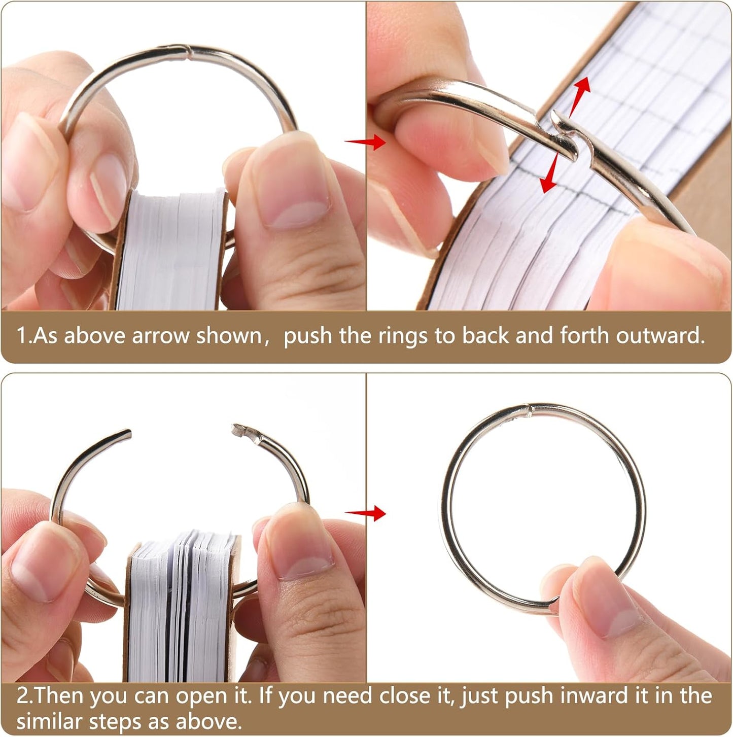 12 Pack 720 Pcs 3x5 Inches Tabbed Index Cards, Colorful Flash Cards with 12 Binder Rings, Ruled Index Cards Lined Note Cards for Study, School,Office Home