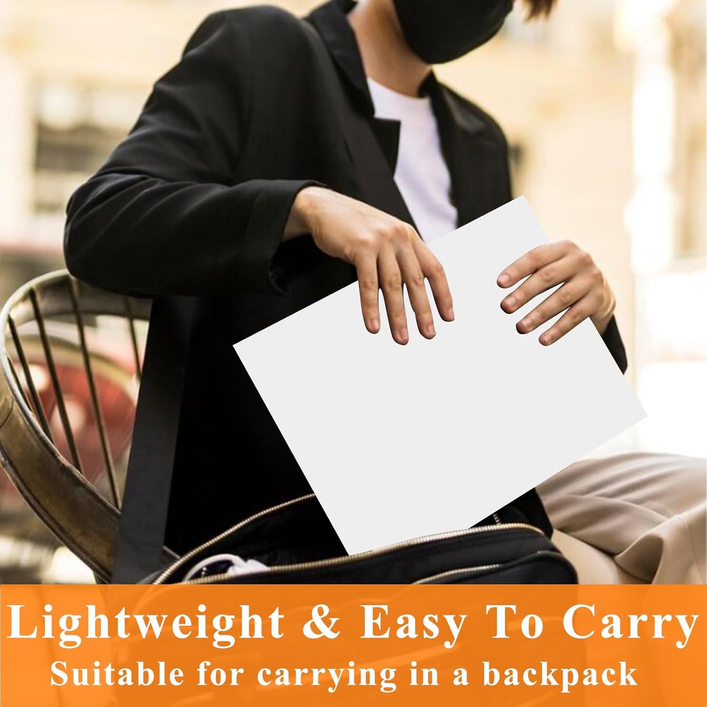 25Pcs White File Folders with Pockets and Business Card Holder,2 Pocket Folders for School,Home or Office,Durable Heavy Duty File Folders