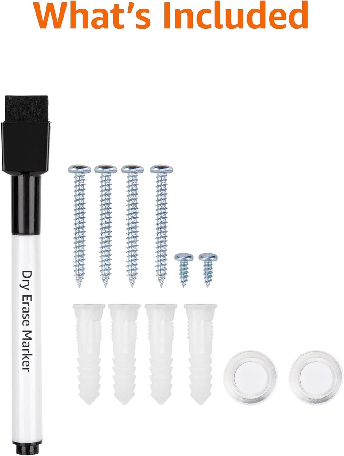 Amazon Basics Magnetic Whiteboard/Dry Erase Board, 36 x 48-inch, Aluminum Frame, Silver/White