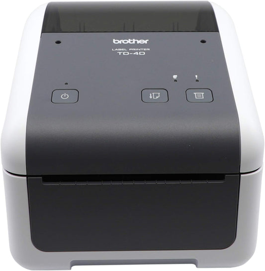 Brother TD4420DN 4-inch Thermal Desktop Barcode and Label Printer, 203 dpi, 8 IPS, Standard USB and Serial, Ethernet LAN