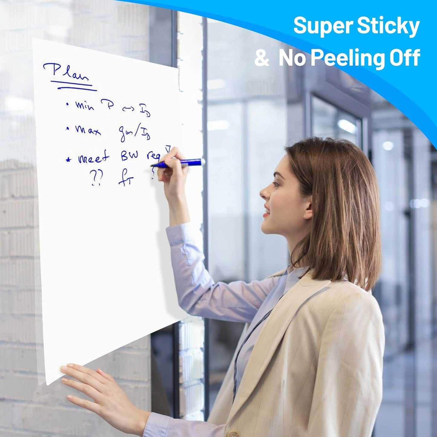 4-Pack Tabletop Sticky Easel Pad and Dry Erase Board 2 in 1, 20 x 23 inches, 20 Sheets/Pad, Portable Easel Stands for Teachers, Ideal for Training, Presentation, Meetings, Kids Doodling