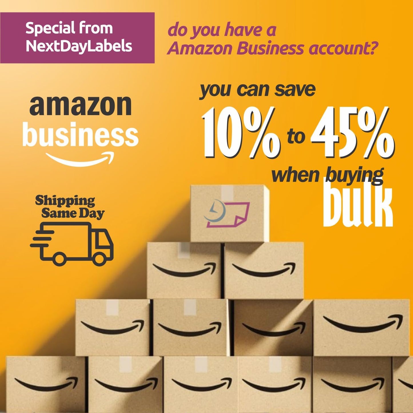 NextDayLabels - Employee Attendance Weekly Time Card (Pack of 250)