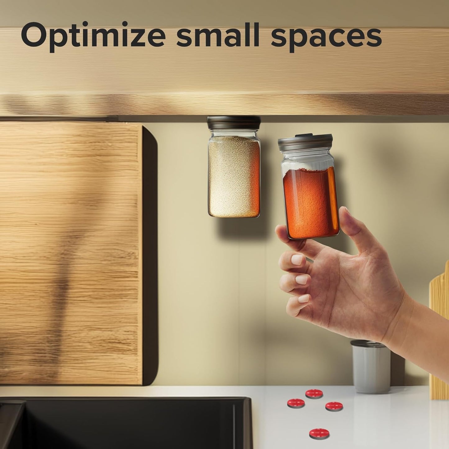 Adhesive Strong Magnets Heavy Duty (36 pcs 1x0.15) - Round Magnet - Strong Sticky Magnets with Adhesive Backing - Ceramic Magnet, Ferrite Ideal for for Industrial Use