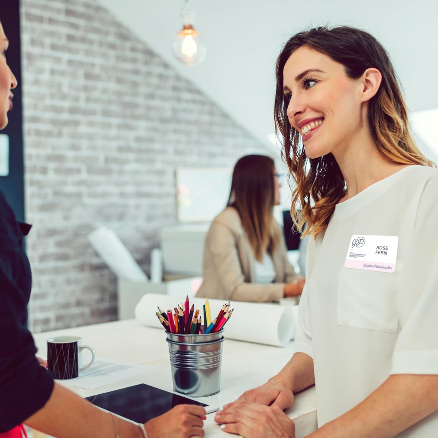 Avery Flexible Printable Name Badges, 2-1/3" x 3-3/8" Rectangle Labels, White, 5 Packs, 2,000 Removable Name Tag Stickers Total (5395)