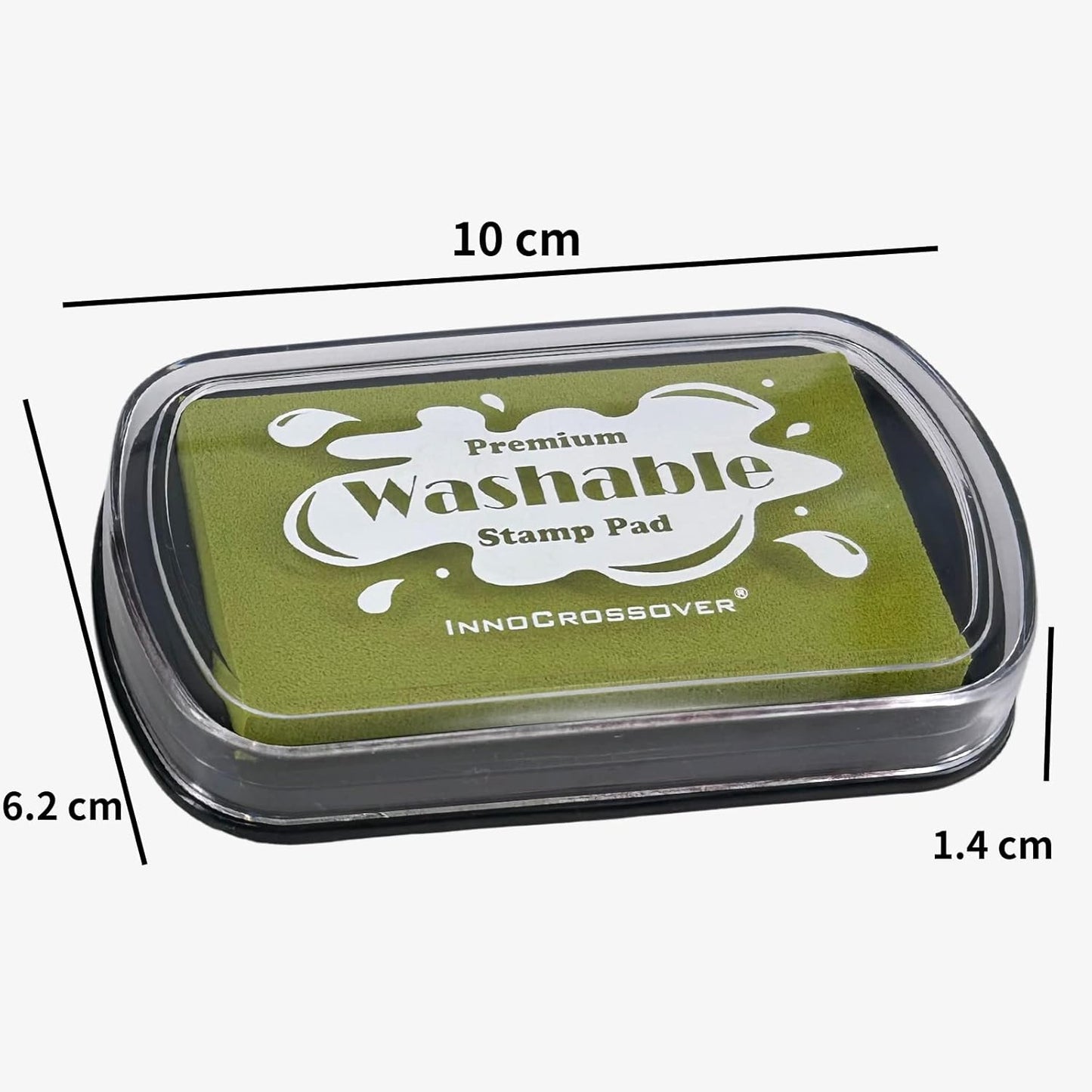 7 Washable Ink Pad, Stamps for Kids, Kids Crafts, Paw Print Kit, Baby Footprint Kit, Stamp Pads for Baby Shower on Scrapbooking, Fingerprint Ink Pad, Easy to Wash Off Skin| Large | Safe Non-Toxic