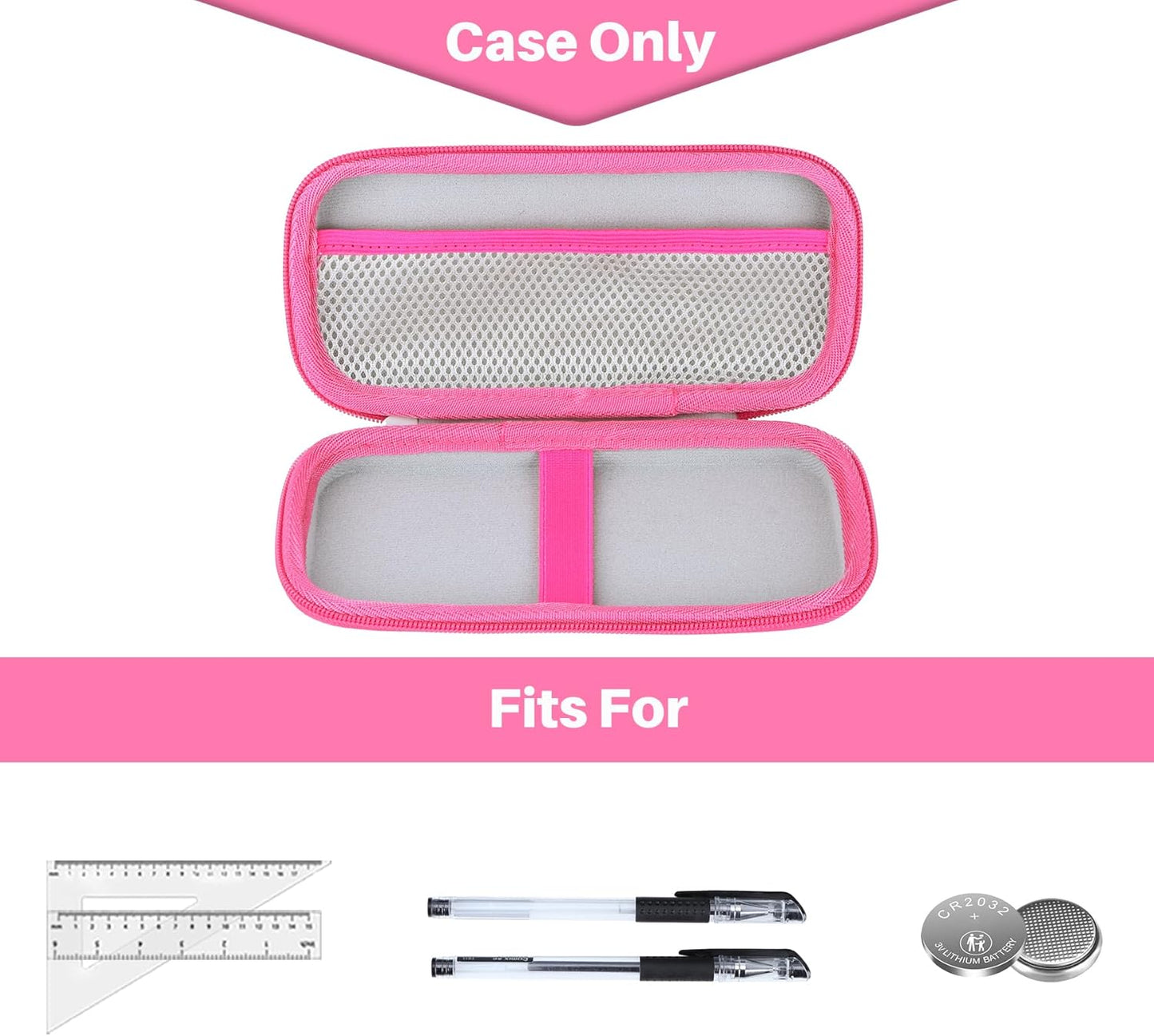 Hard Case Replacement for Texas Instruments TI-30XIIS TI-30XS TI-30Xa TI-36X Pro Scientific Calculator Case Only (Pink + Off White Case)