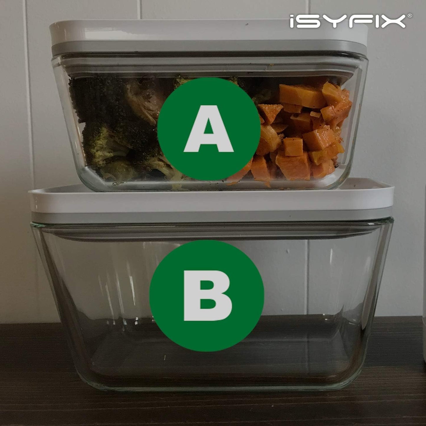 iSYFIX Green Vinyl Letters Stickers - 3 inch Self-Adhesive, A to Z, 4 of Each Letter - Premium Decal for Indoor & Outdoor, for Inventory, Storage, Organizing, Alphabet for Boxes, Toolbox, Lockers