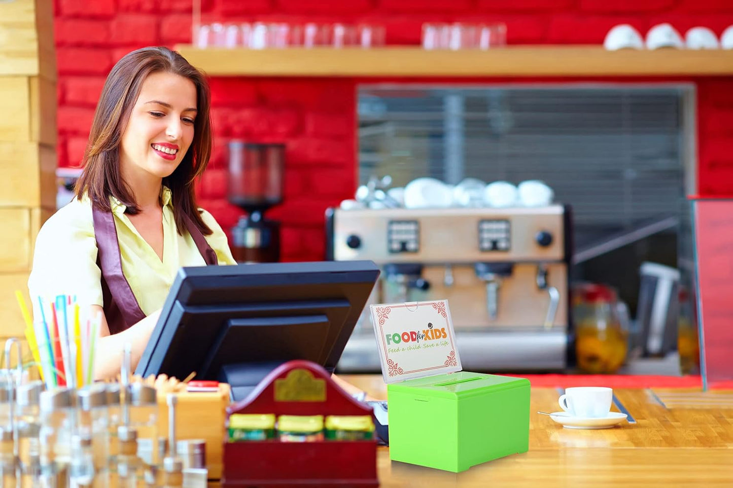 Adir Suggestion Box with Slot and Lock – Acrylic Donation Box for Fundraising, Drawing Box for Raffle, Funraiser Box, Tip Box with Lock - 6.25x4.5x 4 Inches voting box with slot and Sign Holder