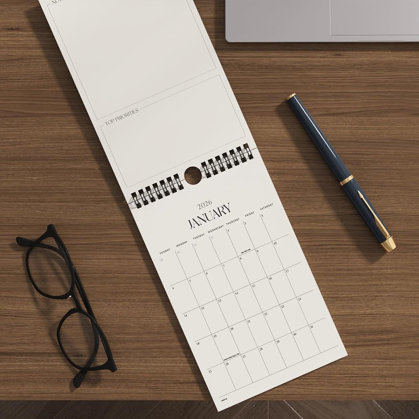Jotsome Small Calendar 2025-2026, Monthly Mini Calendar From Now to December 2026 Small 6x9 inch for Home and Office, Easy Planning