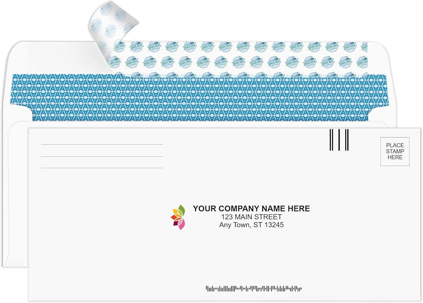 1000#9 Custom Printed Reply Envelopes - Self-Seal Security - Personalized with Logo and/or Return Address - Self-Seal, 3-7/8 x 8-7/8 Inches, 1000 Count (7-30138-1000)