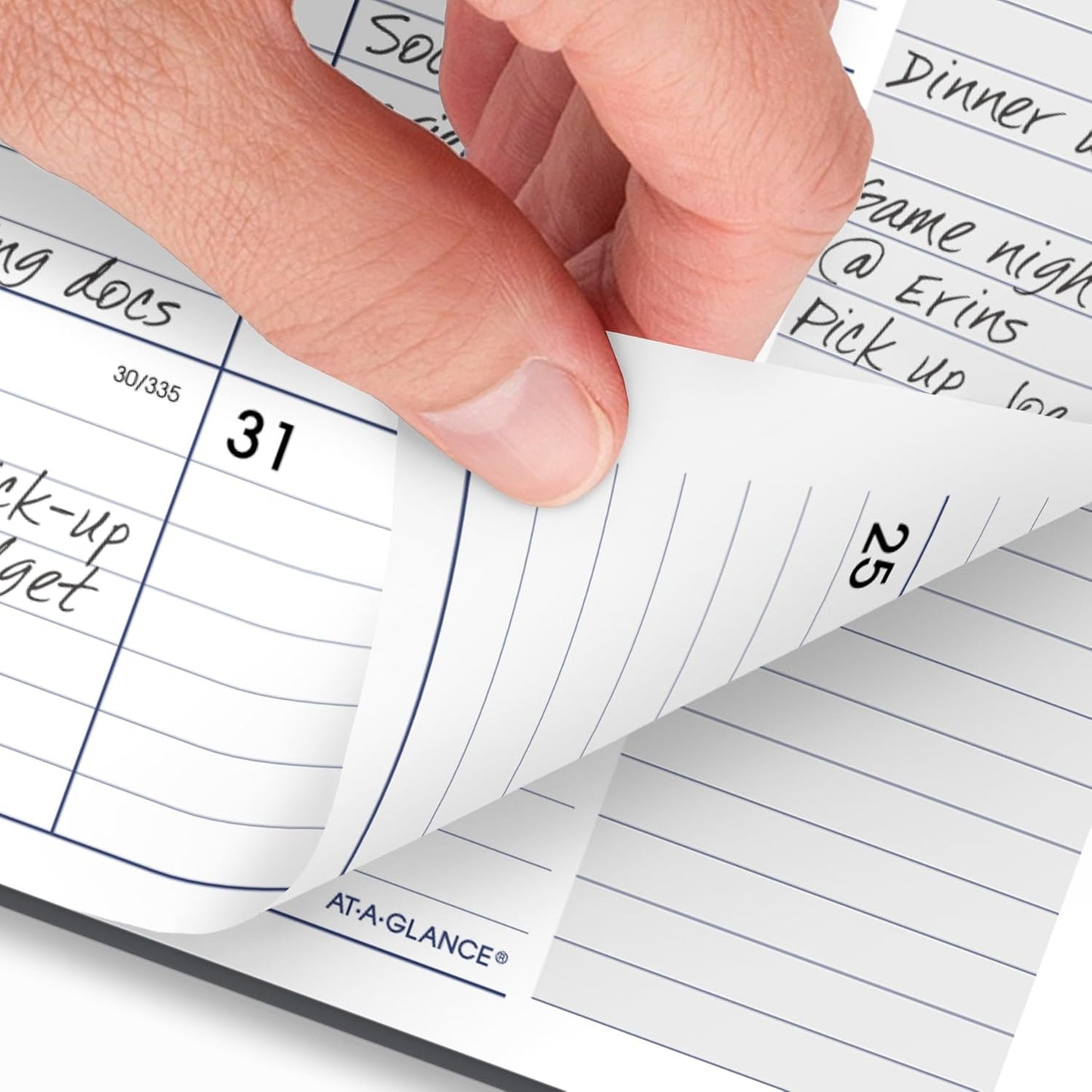 At A Glance 2026 8.5" x 11" Large DayMinder Gray Color