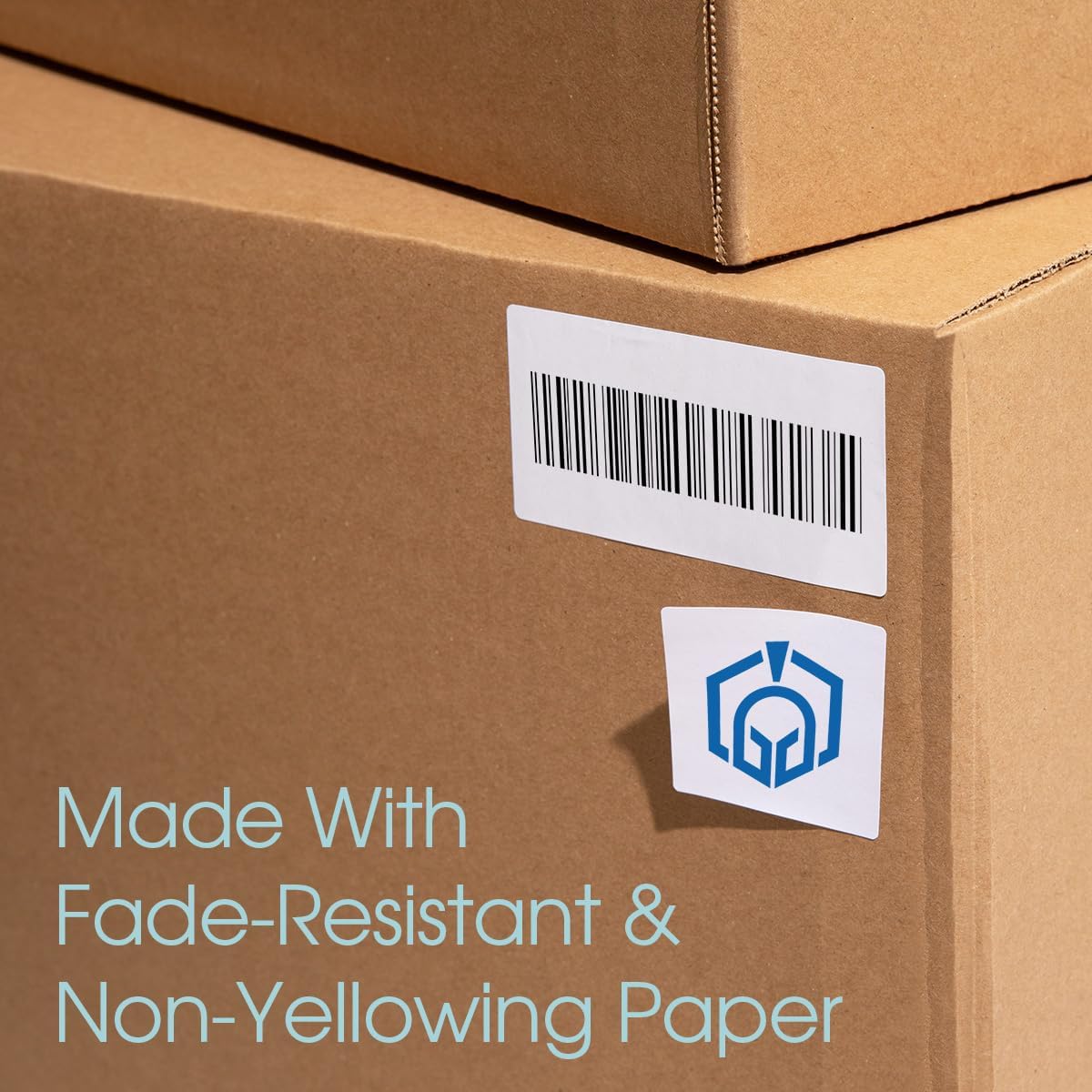 3" X 2" Matte White Shipping Labels Compatible with Inkjet and Laser Printers - 250 Sheets, 2500 Total Paper Stickers for Mailing, Product Labeling, and Organization - Spartan Industrial