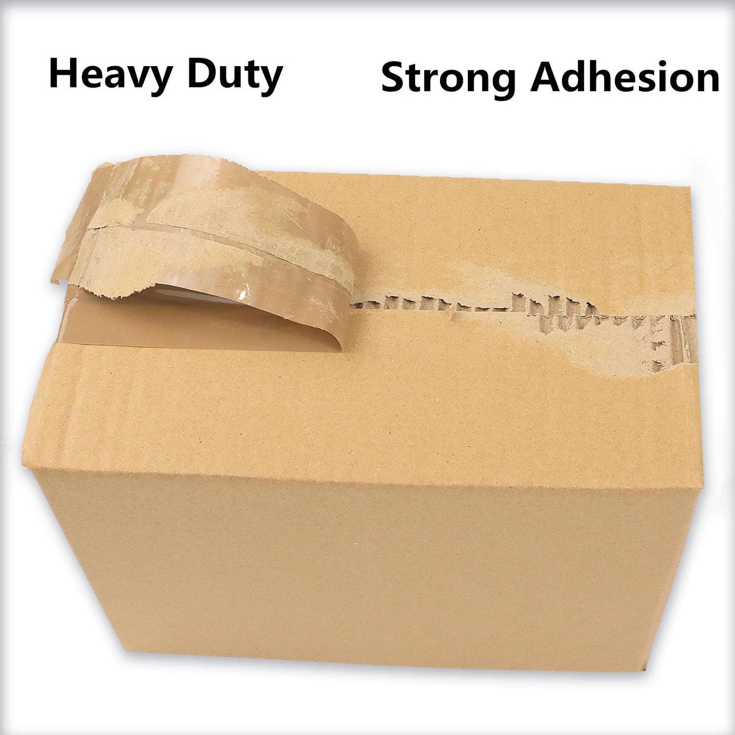 2-Pack Clear Packing Tape with Dispenser-2.7mil x 1.88" x 55Y Heavy Duty Packing Tape for Moving Boxes-Moving Tape Strong Adhesive Packaging Tape.