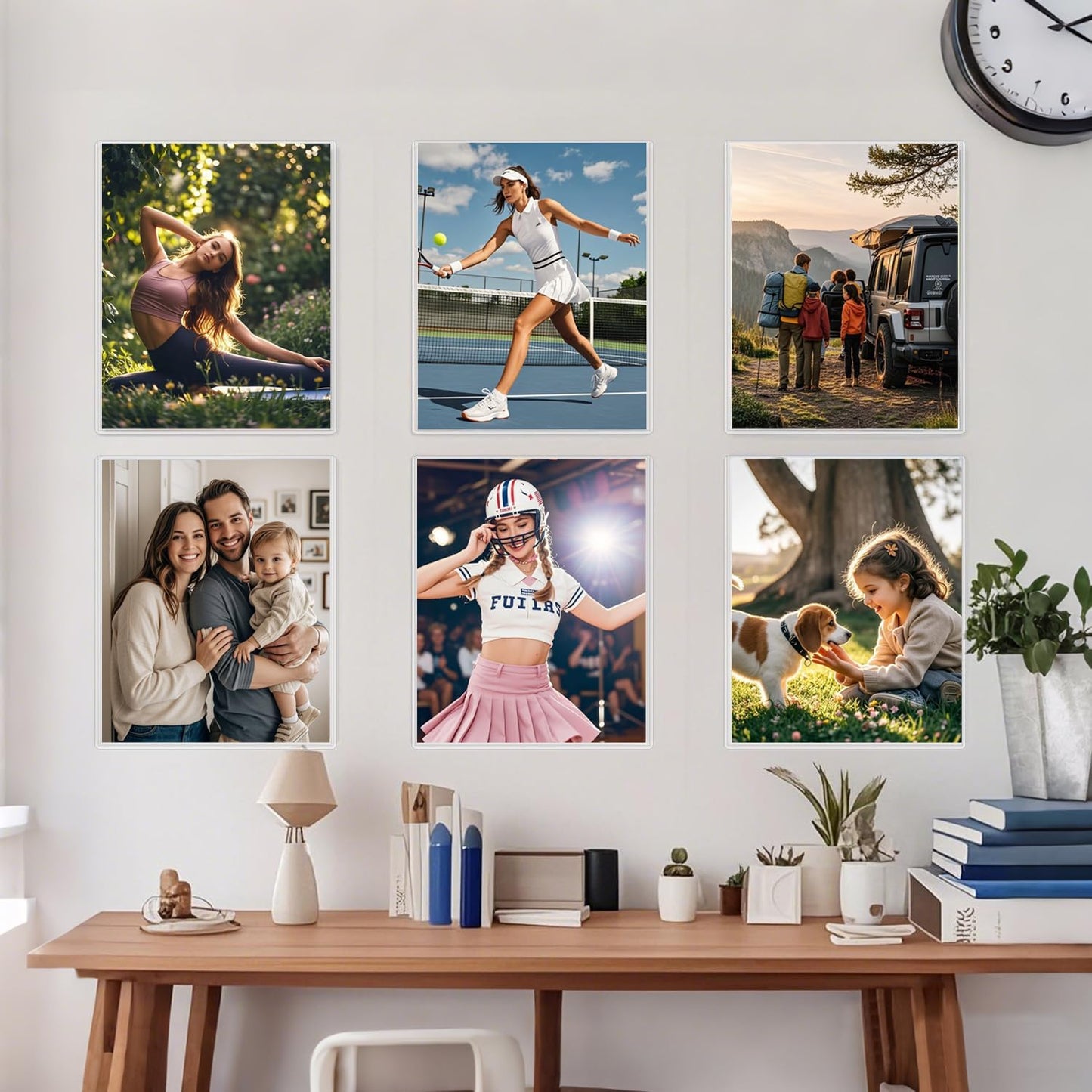 12PCS 5" x 7" Clear Rigid Card Sleeves – Waterproof Hard Plastic Protectors for Postcards, Prints, Photos, Trading & Sports Cards – Top Load Jumbo Sheet Holders