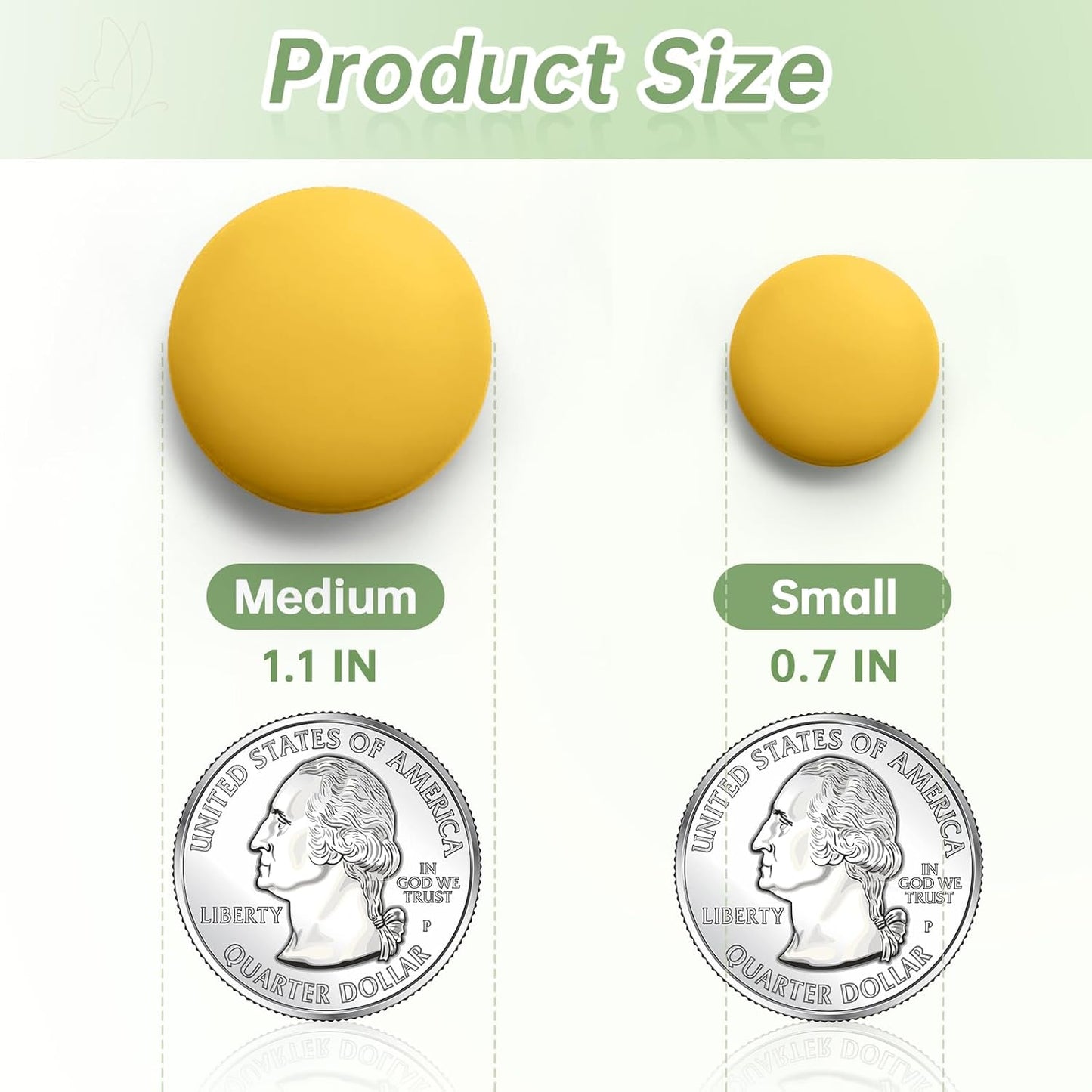 20Pcs Round Fridge Magnets,10 Colors Refrigerator Magnet, Cute Matte Decorative Locker Decor, Strong Whiteboard Magnets for Home, Classroom, or Office