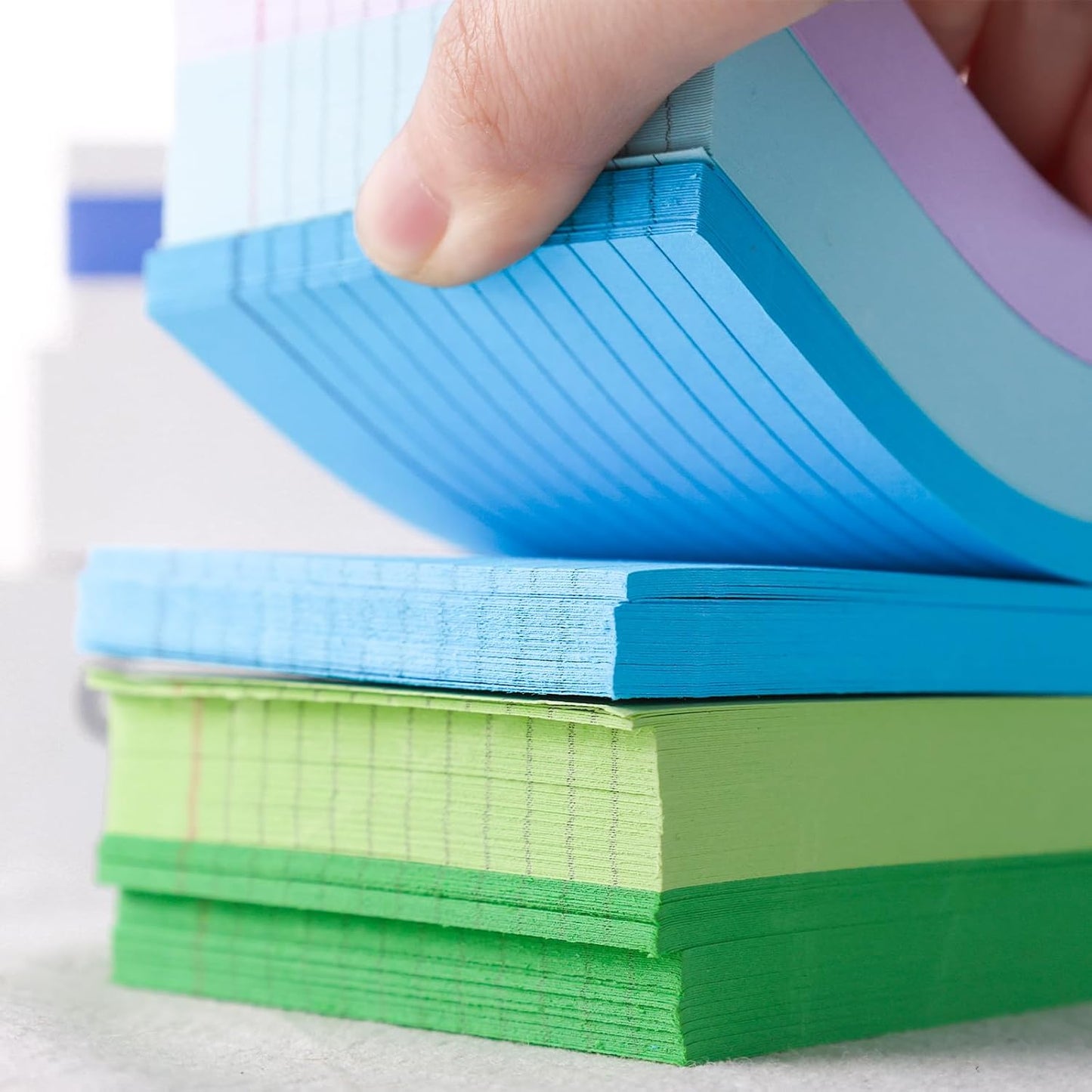 Koogel 500PCS Index Cards 3x5, Colored Lined Ruled Flash Cards for Back to School, Heavy Notecards for Studying School Home College Office Note Taking, To Do List Supplies, 10 Colors