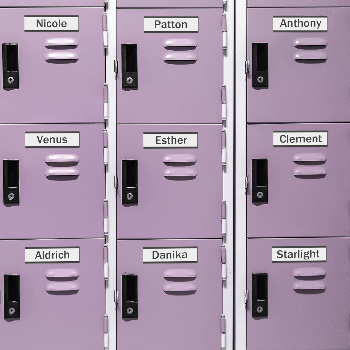 300 Pieces Magnetic Label Holders Channel Labels Racks Magnetic Card Holders with Protective Films and Replacement Strips for Metal Shelf, Filing Cabinet, Mailbox, Whiteboard (1 x 3 Inch)