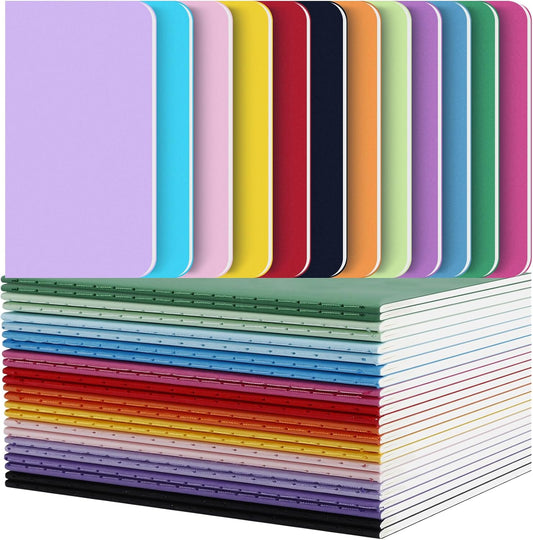 60 Pack Mini Notebooks Bulk,3.5 x 5.5 in Small Pocket Notebooks,Colorful Pocket Notebook Journals Bulk,Colorful Cover Lined Notepad for Travelers Office Supplies,12 Colors, 30 Sheets/60 Pages