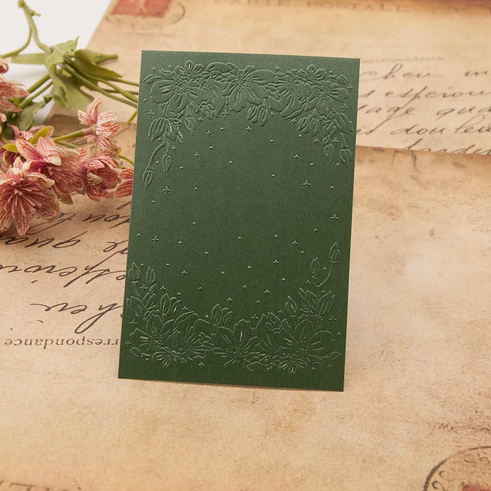 6Pcs Flower Leaf Embossing Folders DIY Craft Paper Card Embossing Template Stencil Paper Card Decorating Mold Plastic Embossing Machine Template for Card Making Scrapbooking Photo Album Decoration