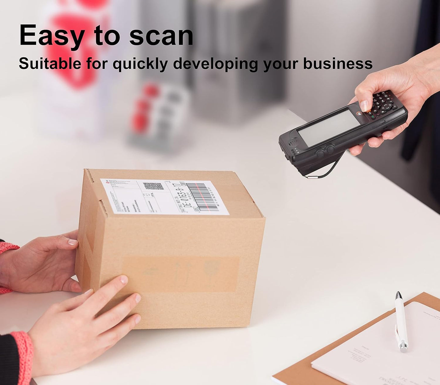 8.5" x 5.5" Address Labels, Half Sheet Shipping Labels, 25 Sheets Self Adhesive Mailing Labels for Laser & Inkjet Printers (50 Labels)