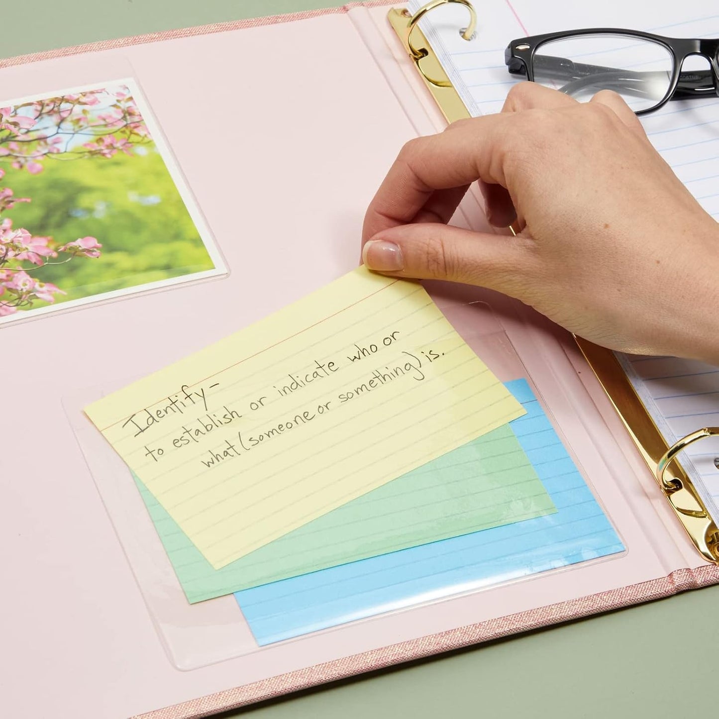 Juvale Index Card Holder Sleeves - 4 x 6 in, Clear, 100 Ct, Classic - Adhesive Photo Pockets & Label Holders for Binders & Storage Bins - Photo Sleeves for Drawer, Shelf Labels & Index Card Storage