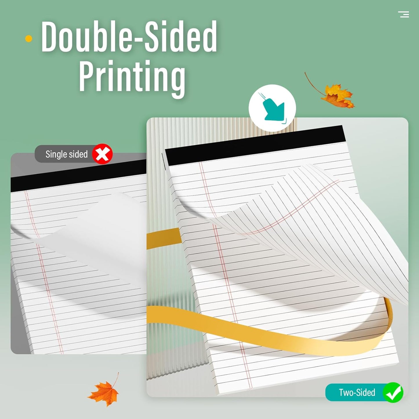 12 Pack Legal Pads 8.5 x 11 Note Pads 8.5 x 11 Inch Notepad 360 Sheets Writing Pads Wide Ruled Lined Paper Pads White Paper Note Pads 8.5 x 11 with 30 Sheets Per Legal Pad for School, Office, Home