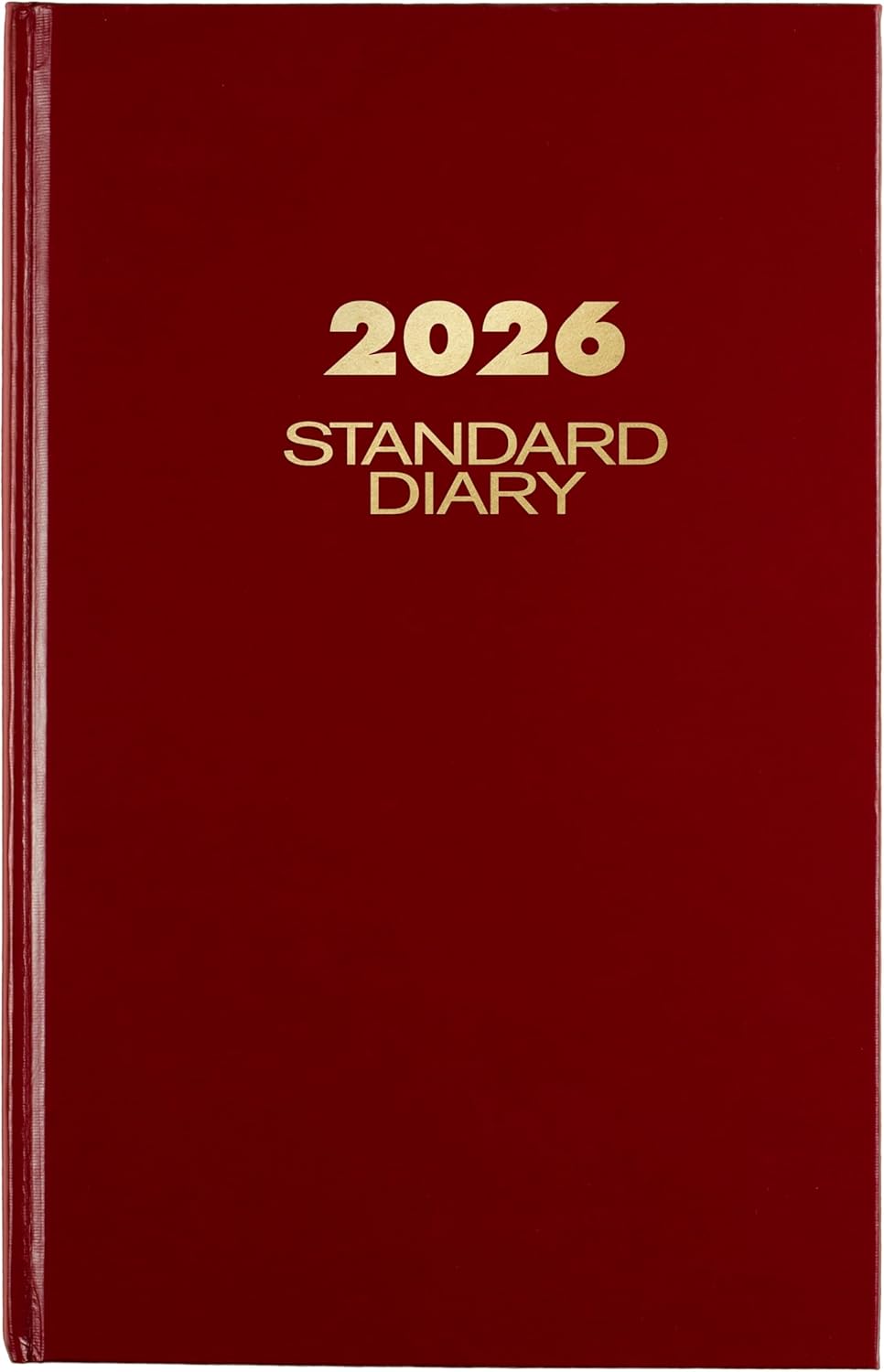AT-A-GLANCE 2026 Diary, Standard Diary, Daily, 7-3/4" x 12", Large, 12-Month, Hardcover, Red (SD3761326)