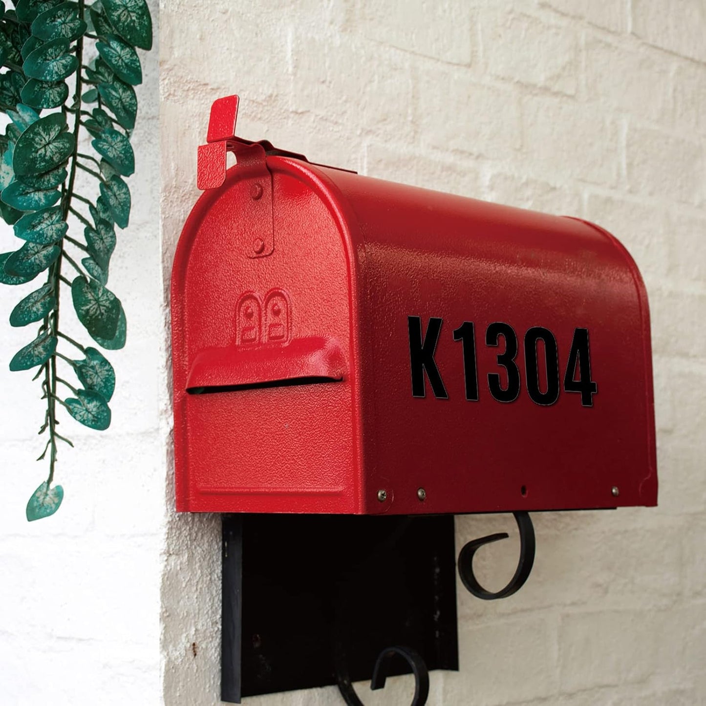 24 Sheets 2 Inch Self Adhesive Letters Stick on Vinyl Letters Capital Letter Stickers Alphabet Sticker Letter Number for Outdoor Sign Poster Mailboxes Crafts(Black)