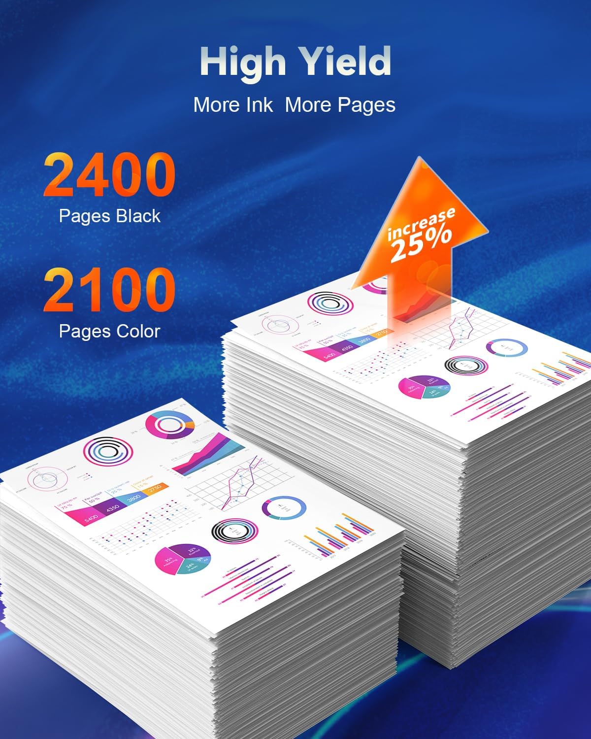 414A Toner Cartridge Compatible Replacement for HP 414A 414X W2020A W2020X Toner Cartridge Work for Color Laser Jet Pro MFP M479fdw M479fdn M454dw M454dn M479 MFP M480f M455dn (4 pack,BK/C/Y/M)