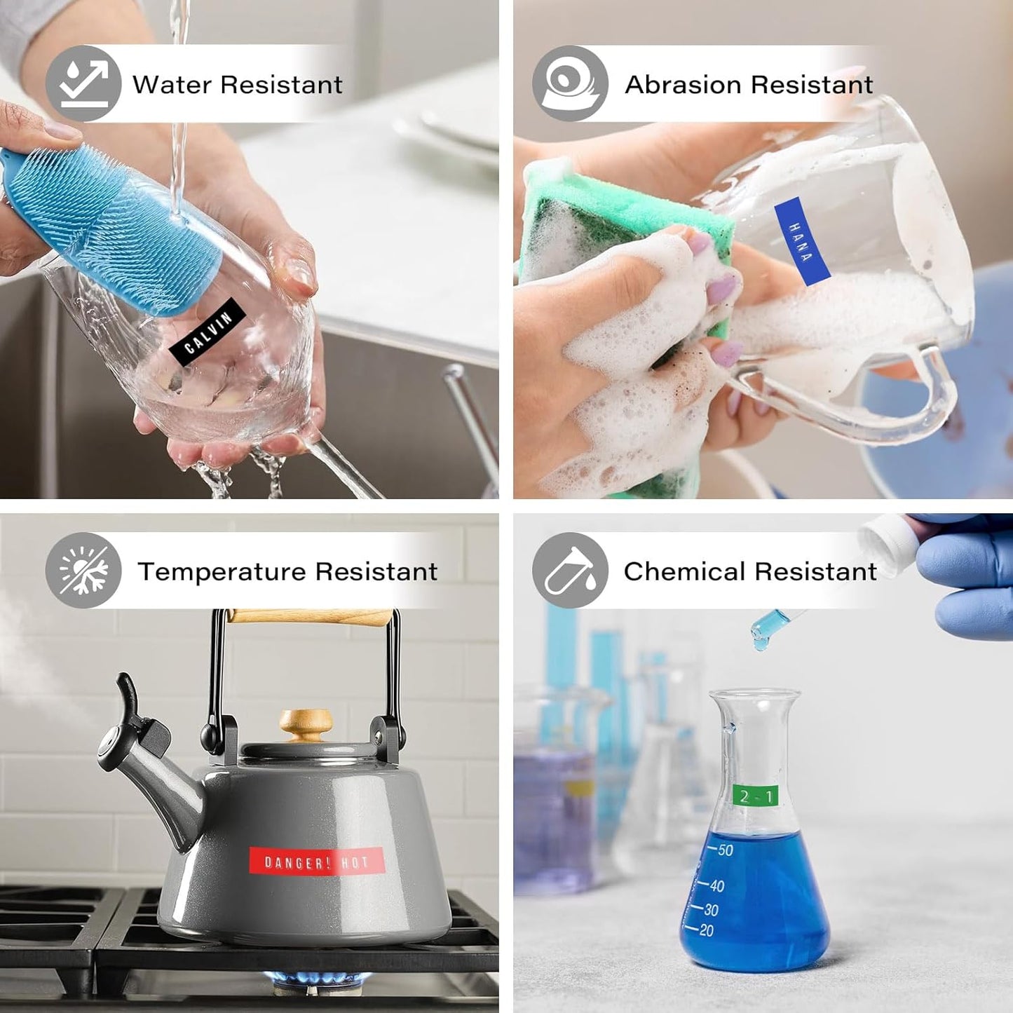 5PK 1/2 Embossing Label Tape Compatible for DYMO 521202 White on Red 3D Plastic Labels Used in Organizer Xpress Pro 1575 1595, Office Mate II 1540 154000, MoTEX E101 E404 Label Makers